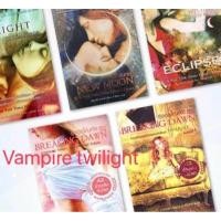 ราคา หนังสือนิยาย ชุด Vampire Twilight แวมไพร์ ทไวไลท์ ครบชุด (5 เล่ม) มือสอง ใส่ปก สภาพดี (26754280948)