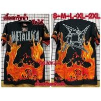 ราคา rock eagle เสื้อวงร็อค METALLICA Nirvana S-2XL สกรีนน้ำ รีดได้ เสื้อเต็มวง วินเทจ ถ่ายจากสินค้าจริง (25650954196)