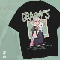 ราคา Seiko Ayase Turbo Granny Danadan อะนิเมะมังงะเสื้อยืดญี่ปุ่น Wibu เสื้อ DJA ผ้า (25286119741)