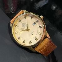 ราคา นาฬิกาเรือนทองสายหนัง Omega (25191094818)