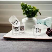 ราคา ชุดถ้วยแก้วเกาหลี SOJU 4 ชิ้น (22150834449)