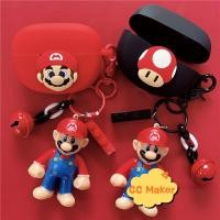 ราคา For Bose Ultra Open EarBuds Case Silicone Soft Case Suitable for Bose Ultra Open EarBuds Shockproof Shell Protective Sleeve Cute Keychain Cartoon Mario Finger Ring Pendant (43312073828)