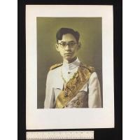 ราคา ภาพพิมพ์เก่า ไซส์ใหญ่ "ในหลวงเหรียญเดียว" ด้านหลังพิมพ์ทะลุ งานเก่าแท้ (19729021620)