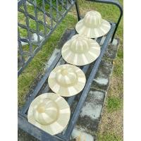 ราคา หมวกกะโล่ กับหมวกฟอมสามล้อ หมวกทรงโลราณทำจากใบลานและไม้ไผ่ (41611577345)