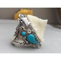 ราคา แหวนเงินหัวกระเบนแท้ หัวยาว 3 ซม ตัวเรือนแต่งเป็นลายใบไม้ ติดด้วยเทอร์คอยช์ รับประกันของแท้แน่นอน (21223564303)