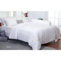 ราคา FOUNTAIN ผ้านวม พร้อม ผ้าปูที่นอน 3.5 ฟุต ฟาวเท่น สีขาว (25664771408)