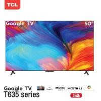 ราคา (ส่งฟรี) TCL UHD 4K 50นิ้ว รุ่น 50T635 GOOGLE TV EDGELESS DESIGN (2022) (20239955022)