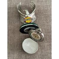 ราคา นาฬิกาพกทำให้รถมอเตอร์ไซด์ Harley PanHead Vintage Pocket Watch Franklin Mint Harley Davidson PanHead Limited Edition (41256789319)