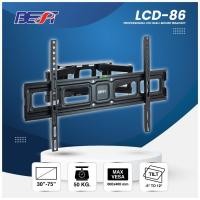 ราคา BEST LCD-86 ขาแขวนทีวีติดผนัง 30-75 นิ้ว ปรับมุมก้ม-เงยได้ - ปรับ ยืด-หดจากผนังได้ (26813705235)