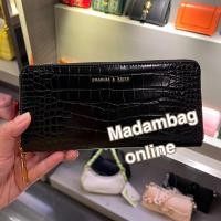 ราคา CHARLES & KEITH Croc Zipper Long Wallet กระเป๋าสตางค์ ใบยาว ซิปรอบ (ร้าน Madambagonline) (138440092)