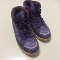 ราคา รองเท้าผ้าใบหุ้มข้อ สีม่วง มือสอง (219268582)
