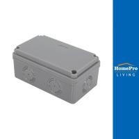 ราคา ELECKTA กล่องพลาสติกกันน้ำ 2X4 นิ้ว สีเทา (10465046535)