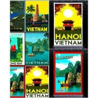ราคา แม่เหล็กติดตู้เย็น เวียดนาม ฮานอย อะครีลิค 2×3 นิ้ว Souvenir Acrylic Fridge Magnet Vietnam 2x3" (7941910214)