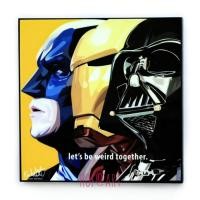 ราคา Darth Vader + Iron man + Batman รูปภาพ​ติด​ผนัง ​pop​ art การ์ตูน Marvel กรอบรูป แต่งบ้าน ของขวัญ (7838652204)
