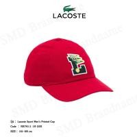 ราคา Lacoste หมวก รุ่น Lacoste Sport Men's Printed Cap Code: RK7411 10 5SX (19291515101)