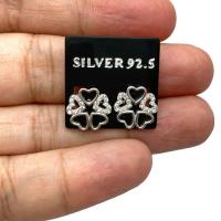 ราคา - ต่างหู เงินแท้ 92.5% งานส่งออก ฝังเพชรสวิส cz เกรด 5A เล่นไฟดีมาก หน้าต่างหูกว้าง 1.15 ซม. หนัก 1.6 กรัม ใส่ไม่คัน (9386384510)