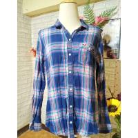 ราคา เสื้อเชิ๊ตลายสก๊อตนำเข้ามือสองแบรนด์Hollisterไซด์Sสำหรับผู้หญิง (7078618101)