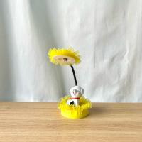 ราคา โคมไฟน้องหมา ประดับผ้าสีเหลือง ไฟส้มแบบใส่ถ่าน (28158149079)