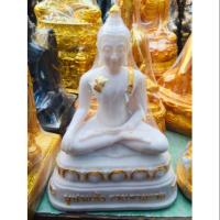 ราคา พระพุทธรูปเชียงแสน สีขาว บูชาแล้วรวย หน้าตัก5นิ้ว (2257521245)