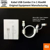ราคา XiaoMi Combo 2 in 1 Micro USB to Type C Data Cable Redmi 1 1S 2 3 4 5 4X 4S 5 5A Note Type Mi5 Mi4C (41255744073)