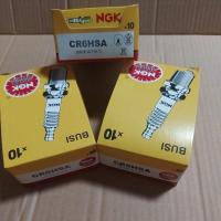 ราคา หัวเทียน NGK CR6HSA 1 กล่อง มี 10 ชิ้น Mio J Fino Xride soul GR freezo Fazzio Tracker 150 KLX125X KLX150L หัวเทียนรถจักรยานยนต์ (42019984296)