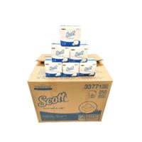 ราคา กระดาษชำระอนามัย แบบแผ่น SCOTT HBT มีให้เลือกความหนา 1 Ply-2 Ply และ กล่องใส่ AQUARIUS HBT Dispenser Kimberly-Clark (19653749122)