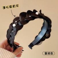 ราคา LYM วิกผมผม Hoop สีดําธรรมชาติ เสื้อผ้าแฟชั่น one (43551868202)