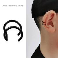 ราคา เครื่องประดับ ต่างหูคลิปเหล็กไทเทเนียม รูปตัว U หรูหรา สไตล์พังก์ (21572206437)