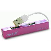 ราคา 4 Port USB HUB V2.0 OKER H408 PINK (20376852380)