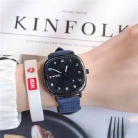 ราคา นาฬิกาสไตล์อะคาเดมีสำหรับผู้ชาย สไตล์ INS เวอร์ชันเกาหลี นาฬิกาผู้หญิงหน้าปัดใหญ่กันน้ำเรียบง่าย สไตล์เรโทร สายหนัง ควอตซ์สี่เหลี่ยม (40200982704)