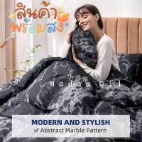 ราคา ผ้าปูที่นอนลายหินอ่อนดำ ยกชุด 6 ชิ้น งานเกรดเอคุณภาพดีสินค้าพร้อมจัดส่ง มีขนาด 3 ถึง 6 ฟุต (3278673628)