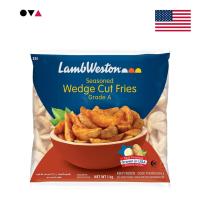 ราคา Lamb Weston Seasoned Wedge Cut Fries (1 kg) มันฝรั่งเวดจ์ปรุงรส หอมอร่อยเต็มเครื่องเทศ (41154538348)