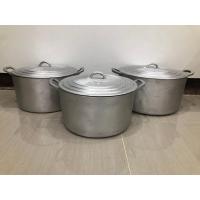 ราคา หม้ออลูมิเนียม หม้อหุงต้ม หม้ออลูมิเนียมหล่อ (อลูมิเนียมแท้100%) ขนาด 32.5/34/36 ซม.(No.40/50/60) (5656658389)