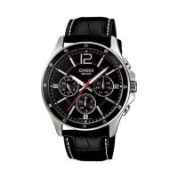 ราคา Casio นาฬิกาผู้ชาย สายหนังสีดำ Gent sport รุ่น MTP-1374L,MTP-1374L-1A,MTP-1374L-1AVDF (1403086171)