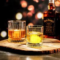 ราคา Bar Only Classical Cup Wine Glass Crystal Vintage Glass Shot Glass Striped Cup Whiskey Glass Wine Set (28551364210)