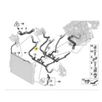 ราคา ท่อน้ำฮีตเตอร์(No.5) BMW Series 1 E88/E82 118i 120i ,Series 3 E90 316i 318i 320i ,X1 E84 18i เครื่อง N45/N46 (26987277781)