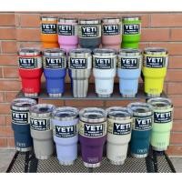 ราคา แก้วเยติ Yeti Rambler 30oz Tumbler ของแท้ 100% * มีรับประกัน 1 ปี ฝาแม่เหล็กสไลด์* (5541371306)