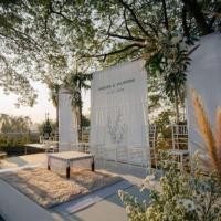 ราคา Backdrop ผ้าดิบ พิมพ์ลาย ตกแต่งแบรคดรอป ป้ายผ้า welcome ขนาดใหญ่ (6978230077)