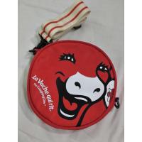 ราคา กระเป๋าชีสวัวแดง The laughing cow กระเป๋าทรงกลมสีแดงลายวัว สะพายข้าง ถอดสายได้ ปรับความยาวได้ มีซิปเปิดปิด ทรงกลมน่ารัก (24263819811)