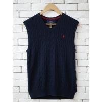 ราคา POLO RALPH LAUREN BOYS CABLE KNIT COTTON SWEATER VEST (24843291794)
