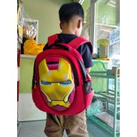 ราคา พร้อมส่งจากไทยกระเป๋าเด็กนักเรียนอนุบาล ลายโล่กัปตันอเมริกา ไอร่อนแมน หุ่นยนต์บัมเบิ้ลบี และสไปเดอร์แมน (40102529911)