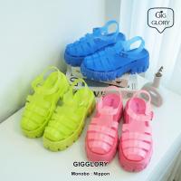 ราคา รองเท้าแตะรัดข้อ พื้นหนา สีสดใส Monobo Nippon (22762519744)