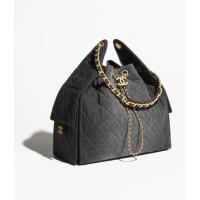ราคา Chanel Denim Black Shopping Bag Drawstring Chain Handbag Female Bag (26640757723)