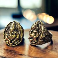 ราคา แหวน แหวนพระ ทำจากทองเหลือง ไซต์ 10 เกรด A แหวนพระพิฆเนศ งานคมชัด ใส่เสริมบารมี พระพิฆเนศ ลูกของ พระศิวะ พระแม่อุมา (13471639340)