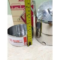 ราคา ปิ่นโต สเตนเลส 12 ซม. 3 ชั้น ตราพระอาทิตย์ ปิ่นโต Sun ปิ่นโตสแตนเลส ปิ่นโตถนอนมอาหาร (43257125897)