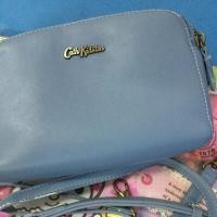 ราคา ส่งฟรี cath kidston mini leather double zip across (104743924)