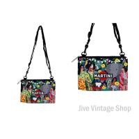 ราคา กระเป๋าสะพาย MARTINI ใช้เป็น crossbody / shoulder bag ใบเล็กน่ารักน้ำหนักเบา กระเป๋าเป็นผ้าคล้ายผ้าไนลอน จากตู้ญี่ปุ่น (18171538322)