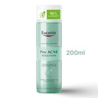 ราคา Eucerin Pro ACNE SOLUTION ACNE & MAKE UP CLEANSING WATER 200 Ml เช็ดล้างเครื่องสำอาง สำหรับผิวมัน (25326983986)