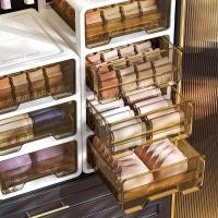 ราคา HomeNeat กล่องเก็บเสื้อในแบบลิ้นชัก ดีไซน์แยกช่องหลายชั้น สำหรับใช้ในบ้าน ตู้เก็บเสื้อผ้า เหมาะสำหรับคุณแม่และเด็ก (27219131127)