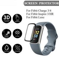 ราคา 1-3PCS 3D โค้งป้องกันหน้าจอนุ่มสําหรับ Fitbit Charge 3 4 Inspire 3 HR Luxe สมาร์ทนาฬิกา Fitbit Charge3 Charge4 Inspire3 InspireHR FitbitLuxe คลุมทั้งหมดฟิล์มป้องกัน (42202271590)